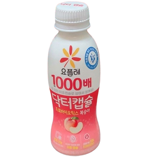 요플레 닥터캡슐 프로텍트 복숭아 성분 분석