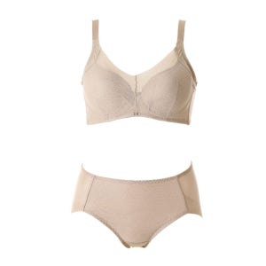 [롯데백화점] 비너스 (브라1+팬티2매)오가닉면 L-Fit 사이드 컴포트 브라C컵 헴팬티 VBRL001CVPTL001H2 LE1220686008