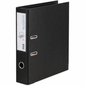 5500 문화 B840-7A 레버아치 2공 바인더 세로형 A4 낱개 - 검정색