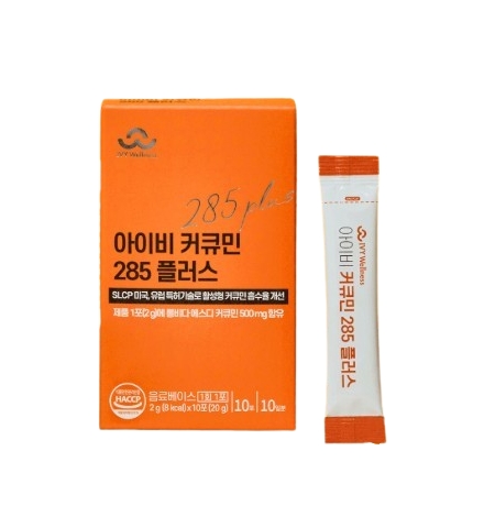 자연그대로 아이비웰니스 <b>커큐민</b> 285 플러스 2g x 10포, 1개