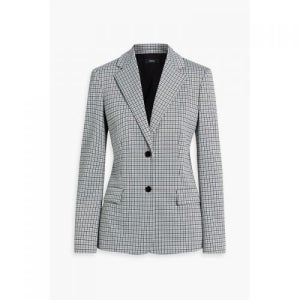 띠어리 Checked jacquard blazer
