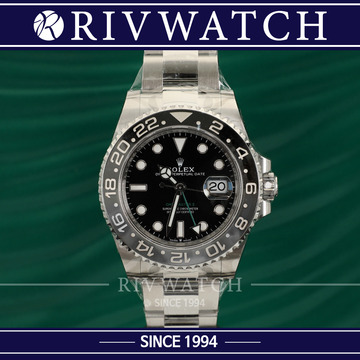 롤렉스 GMT 마스터2 스틸 블랙 웨인맨 126710 GRNR 126710GMTMASTER