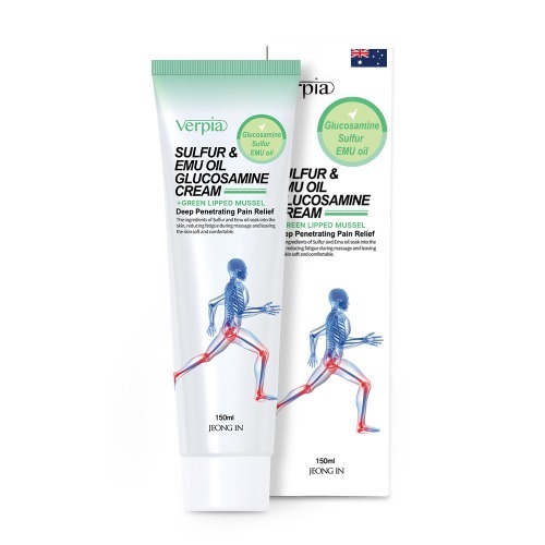 베르피아 <b>글루코사민</b> 크림 150ml 유황 에뮤오일 함유
