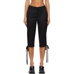 FIDAN NOVRUZOVA 블랙 이라 카프리 슬랙스 IRA BK TP867482871 IRABK