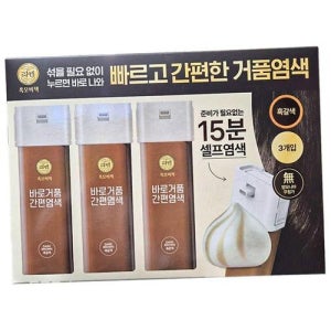 리앤 흑모비책 바로거품 염모제 흑갈색 WFL0OM9
