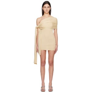 Aya Muse 베이지 차라 미니 드레스 AMR2526 TP867489117 AMR2526