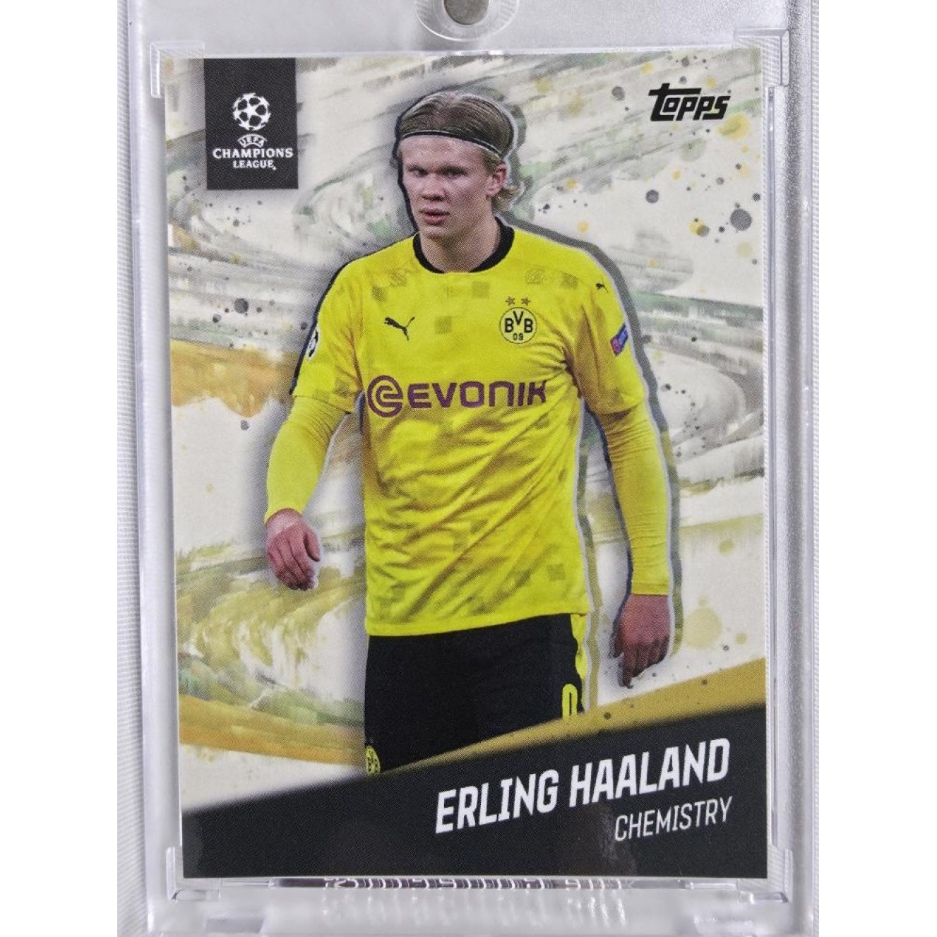 2021 Topps X Giovanni Reyna American Dream 엘링 홀란드 홀란 CHEMISTRY UEFA 챔피언스리그 유럽 축구 스포츠 포토 카드  1개  홀란