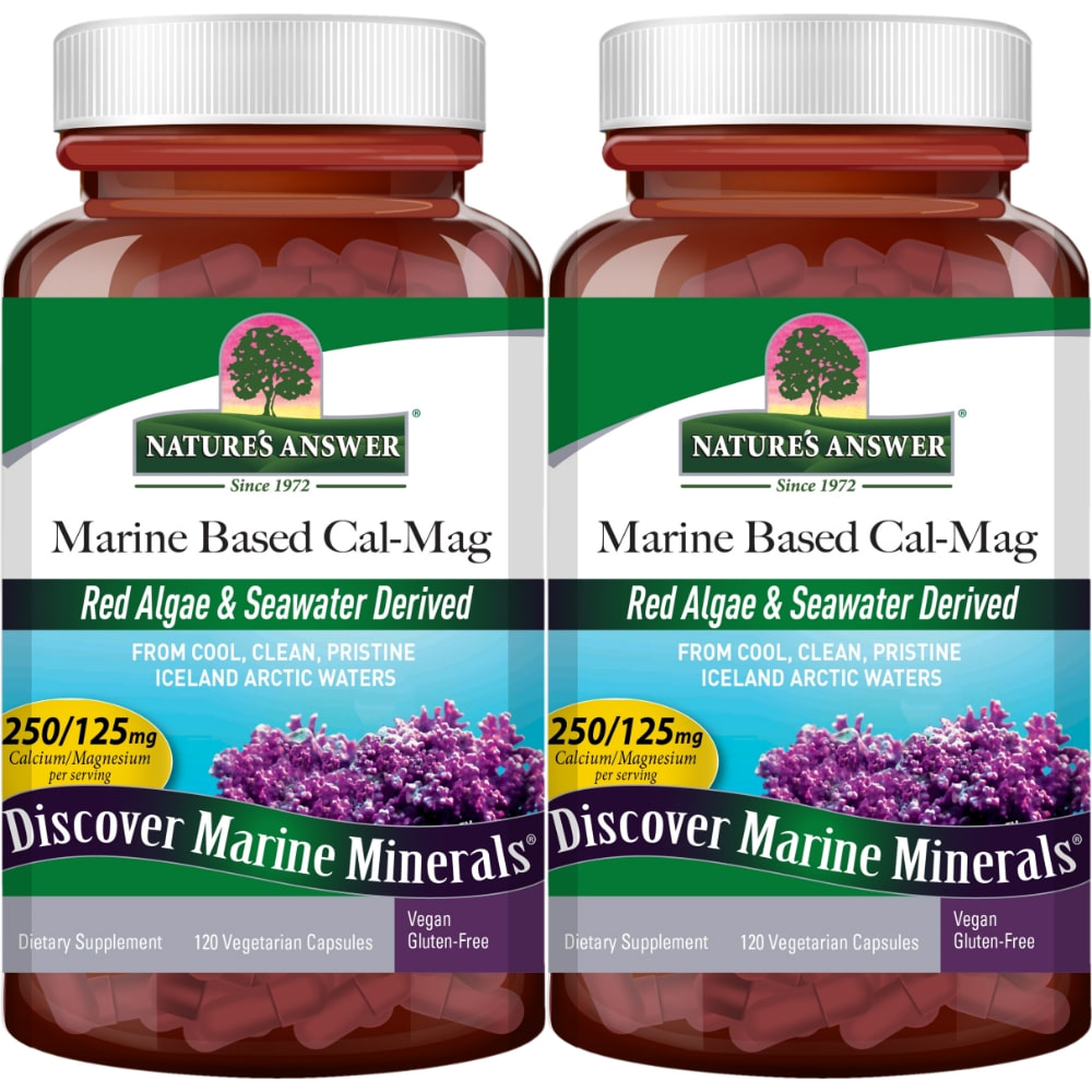 네이처스앤서 해양 <b>마린 베이스드 칼슘</b> <b>마그네슘</b>  2개  120정