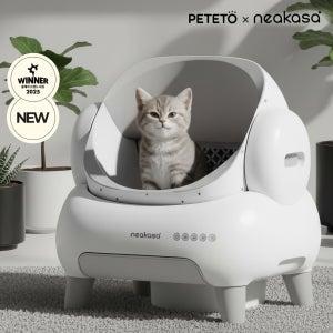 26년형 코오롱 페테토 니카사 M1 Plus 고양이 자동화장실 끝판왕 스마트 대용량 프리미엄 자동개폐 화장실 Neakasa 저소음 PETETO 앱연동  1개  화이트  자동 화장실