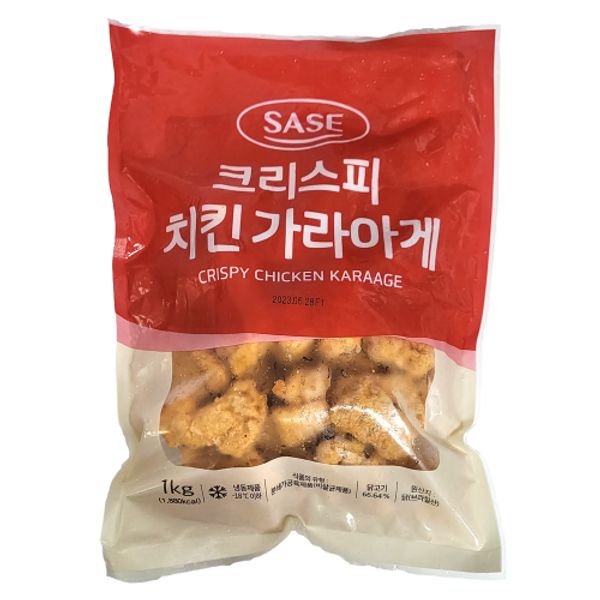 새롬에프에스 사세 크리스피 치킨 가라아게 1kg, 10개