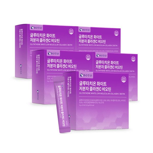 보뚜 글루타치온 화이트 저분자 콜라겐C 비오틴 30포, 1개