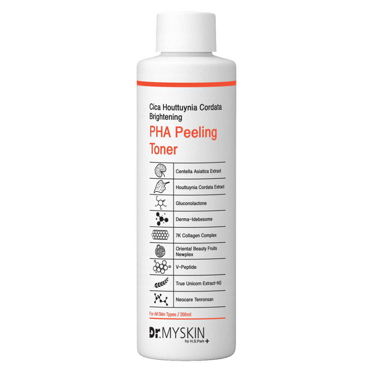 닥터마이스킨 시카 어성초 브라이트닝 PHA 필링 토너 200ml, 2개