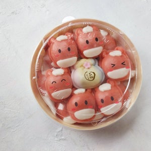 새해선물 붉은 말 바람떡 보자기포장, 떡공방 봄봄