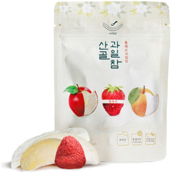 에코맘의 산골이유식 산골과일참 통째로 과일칩 성분 분석