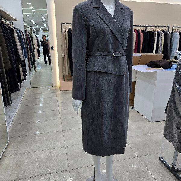 KL <b>레이쉬</b> H라인 원피스 KGOPOK9100SCDH1644457  다크그레이 77