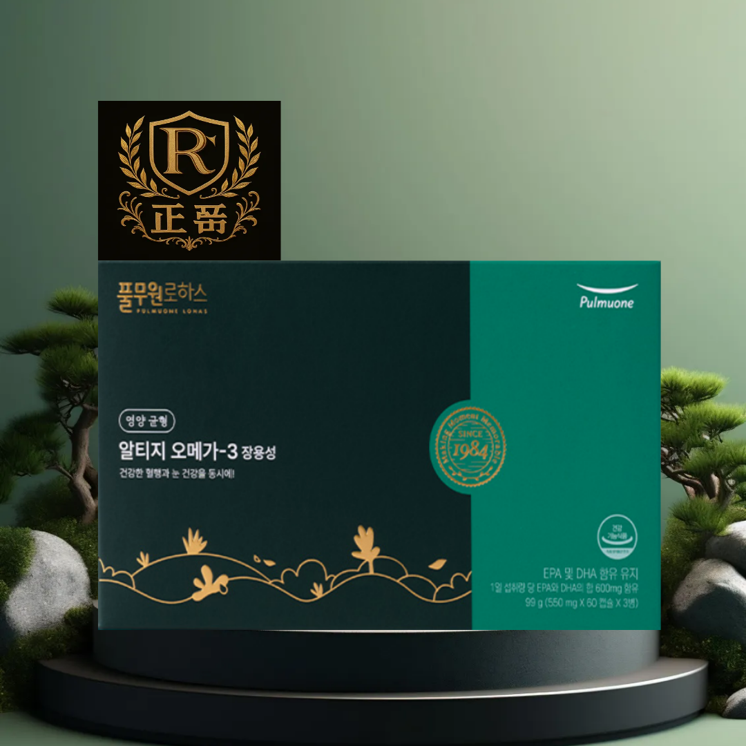 <b>풀무원로하스</b> 알티지오메가-3 장용성 3개월분  1박스  90회분