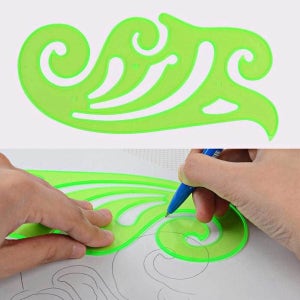 멀티모형자 운형자 학용품자 모형자 파도