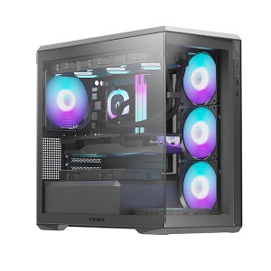 앱코 SUITMASTER U3000M 갤러리 미니 리버스 ARGB BTF 케이스 블랙