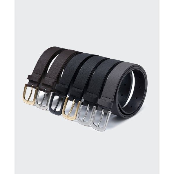 무신사스탠다드 사피아노 신세틱 레더 벨트_30mm ME0BE0Z05
