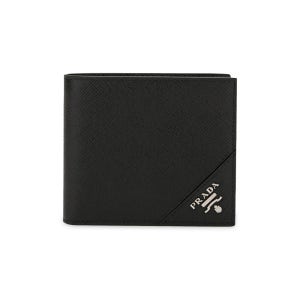 프라다 프라다 남성 사피아노 로고 블랙 반지갑 2MO513 QME F0002