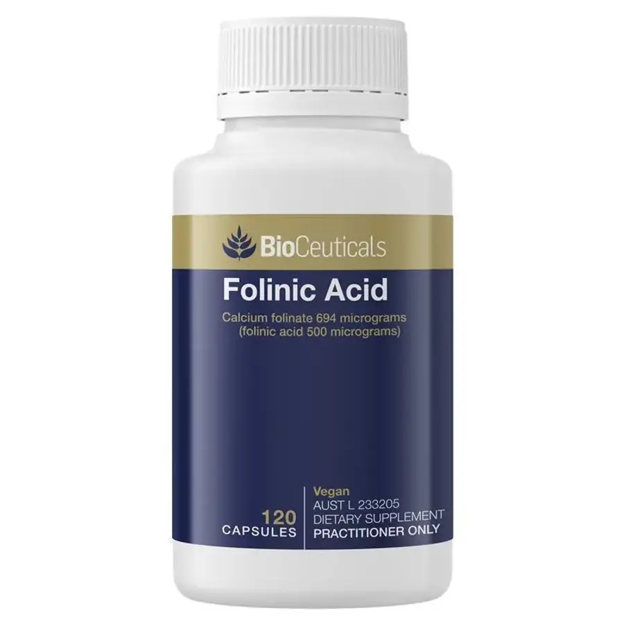 BioCeuticals Folinic Acid <b>바이오</b> 슈티<b>칼스</b> 엽산 120캡슐 1팩