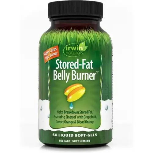 Irwin Naturals Stored-Fat Belly Burner - with <b>Sinetrol</b>, Grapefruit, Sweet Orange  Blood Orange - 60