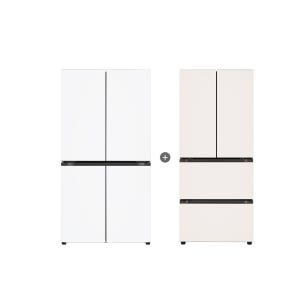 LG 디오스 오브제컬렉션 매직스페이스 냉장고 + LG 디오스 김치톡톡 (T875MHH111 + Z408MEEF23)