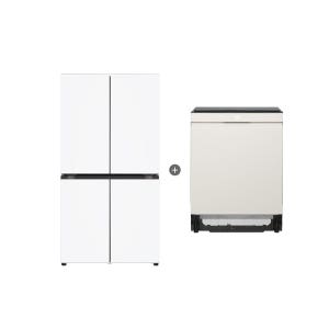 LG 디오스 오브제컬렉션 매직스페이스 냉장고 + LG 디오스 식기세척기 (T875MHH111 + DUE6BGL1E)