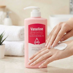 씨투와이 C2Y 바세린 24h 딥 모이스춰 핸드앤네일 크림 500ml 주름개선 보습 대용량