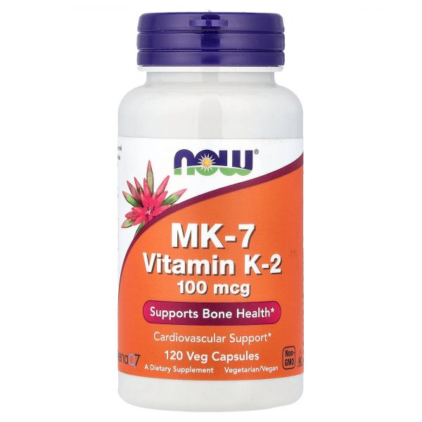 <b>나우푸드</b> MK7 <b>비타민 K2</b> 100mcg 베지캡슐 120캡슐, 1개