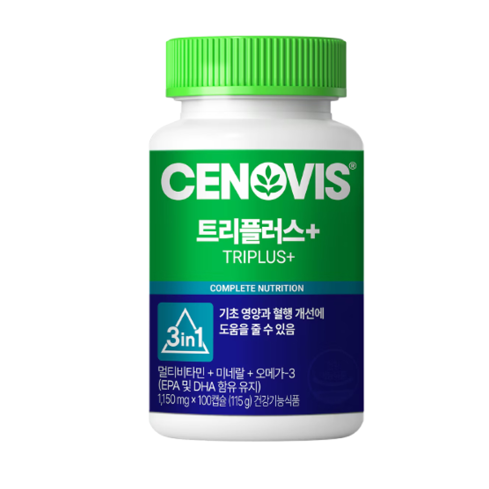 트리플러스 50+ 멀티비타민+미네랄+EPA/DHA(오메가3)
