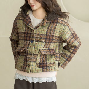 [내추럴포엠]루나후드누빔울자켓-JK2512002-