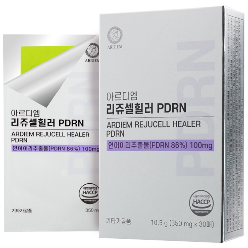 아르디엠 리쥬셀힐러 PDRN 먹는 연어 이리 추출물 필름 350mg x 30매