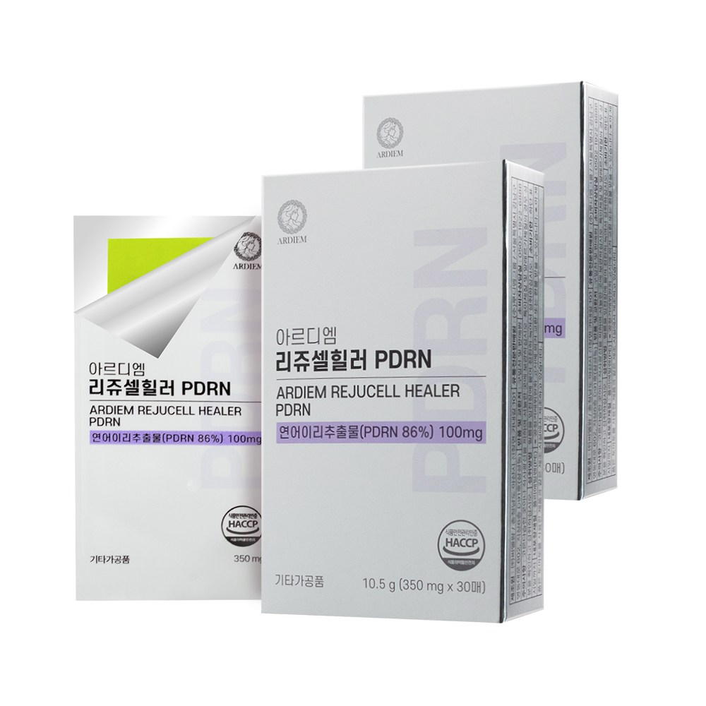 아르디엠 리쥬셀힐러 PDRN 먹는 연어 이리 추출물 필름 350mg x 30매