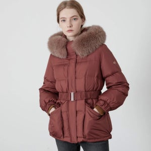 올리비아로렌 VVCKDYWA361-1덕 다운 밴딩 점퍼