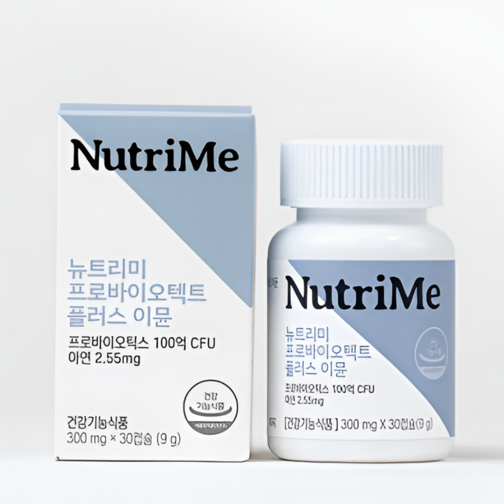 <b>뉴트</b>리미 프로바이오텍트 플러스 이뮨 600억투입 100억 생균 고함량 유산균 프로바이오틱스 아연 <b>면역력</b> 환절기 건강