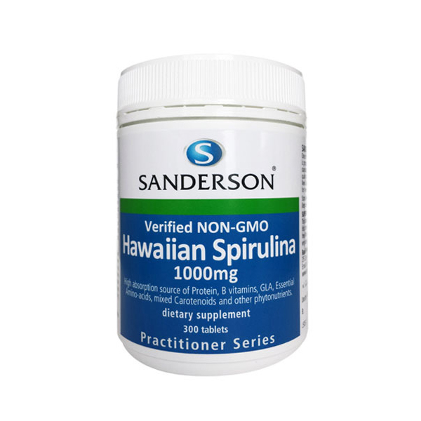 샌더슨 <b>하와이안 스피루리나</b> 1000mg 300정, 3개