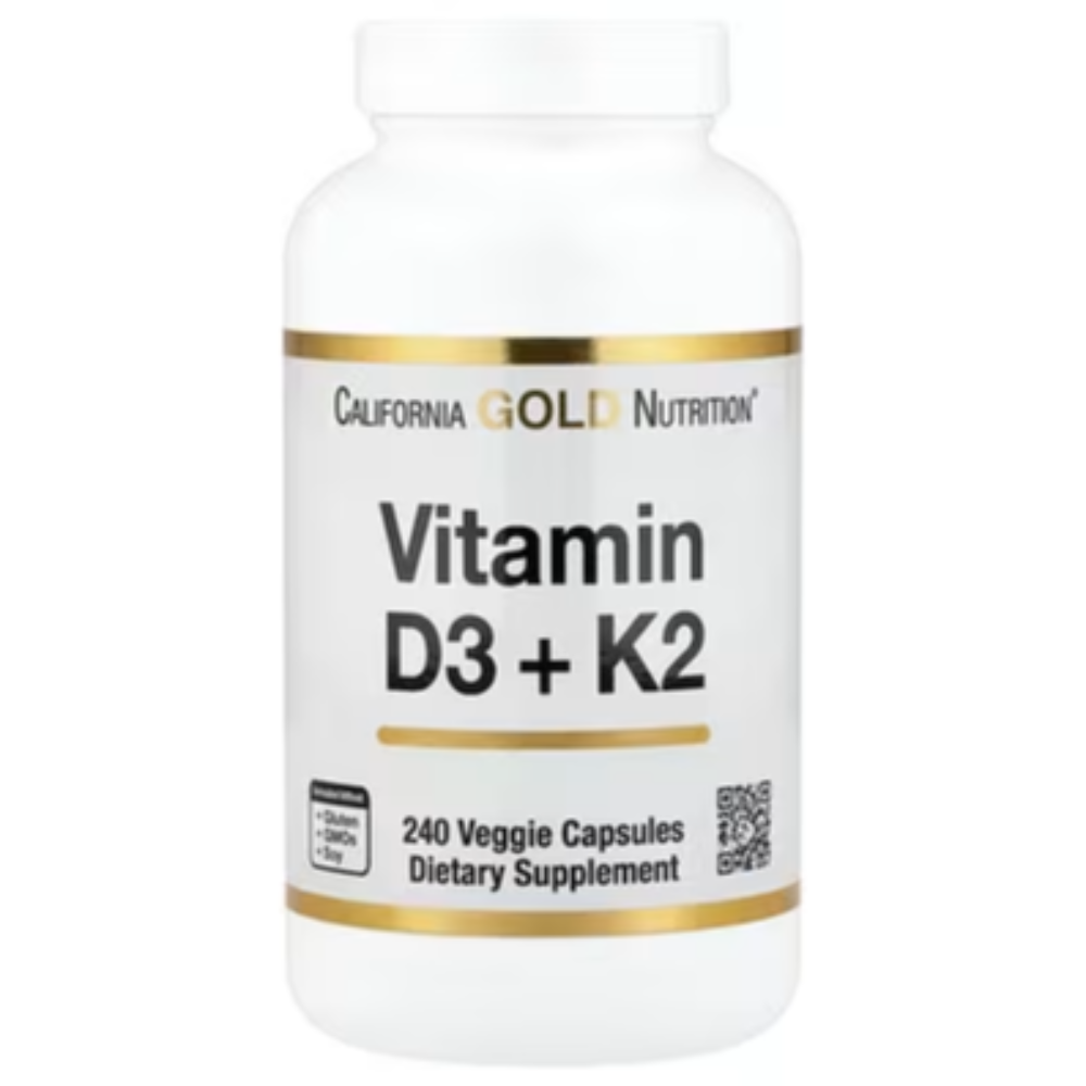 캘리포니아골드 CGN <b>비타민 D3</b> <b>K2</b> MK7 240캡슐, 1개