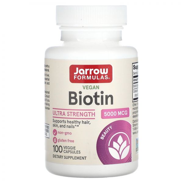 자로우포뮬러스 <b>비오틴 5000mcg</b> 베지 캡슐 100캡슐, 4개
