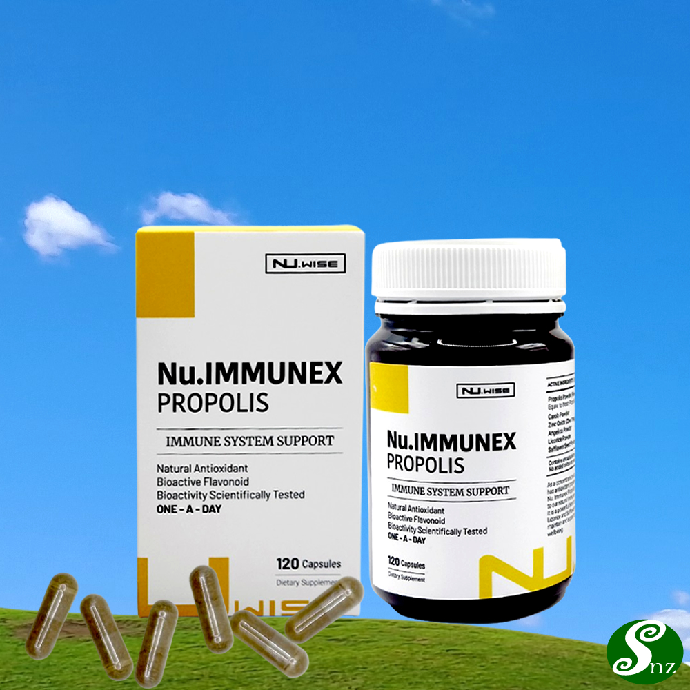 뉴와이즈 뉴질랜드 <b>프로폴리스 3000</b> 고함량 120캡슐, 2개