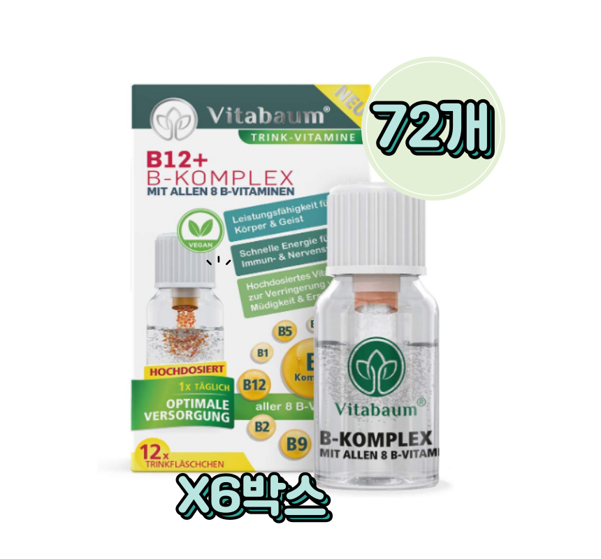 비타바움 비타민B12+ 종합비타민 12개입, 3개