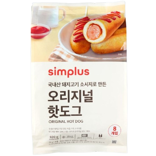 우양 심플러스 오리지널 핫도그