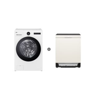 LG 트롬 오브제컬렉션 워시콤보 + LG 디오스 식기세척기 (FH25WA + DUE6BGL1E)