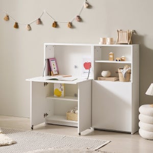 마르체 플릭 E0 낮은 폴딩 접이식 수납 책장 컴퓨터 책상세트 1200x800 BDF222C