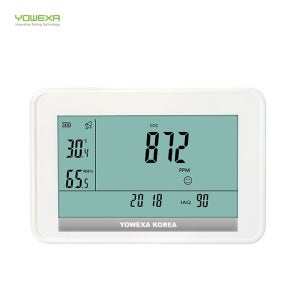 YOWEXA 온습도 CO2 기록계 YEH-40D-K 환경모니터 이산화탄소 공기질