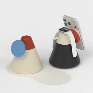 리큐엠 [사은품] 리큐엠 맥세이프 2in1 Qi2 고속 무선 충전기 인테리어 오브제