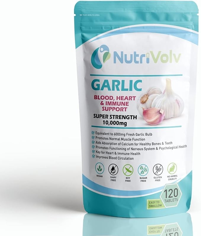 Nutrivolv Garlic <b>뉴트</b>리볼브 마늘 10000mg 120정  1개