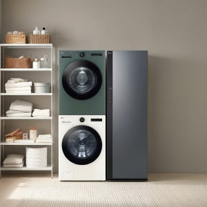 LG 트롬 오브제컬렉션 세탁기건조기 세트 + LG 스타일러 (FX24ENE-GNG + SC5GMR52)