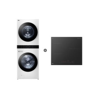LG 트롬 오브제컬렉션 워시타워 + LG 디오스 인덕션 (W21WAM + BEI3ASB2OE)