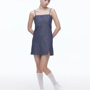 [딜레탕티즘] Diamond Hole Denim OPS(BK)